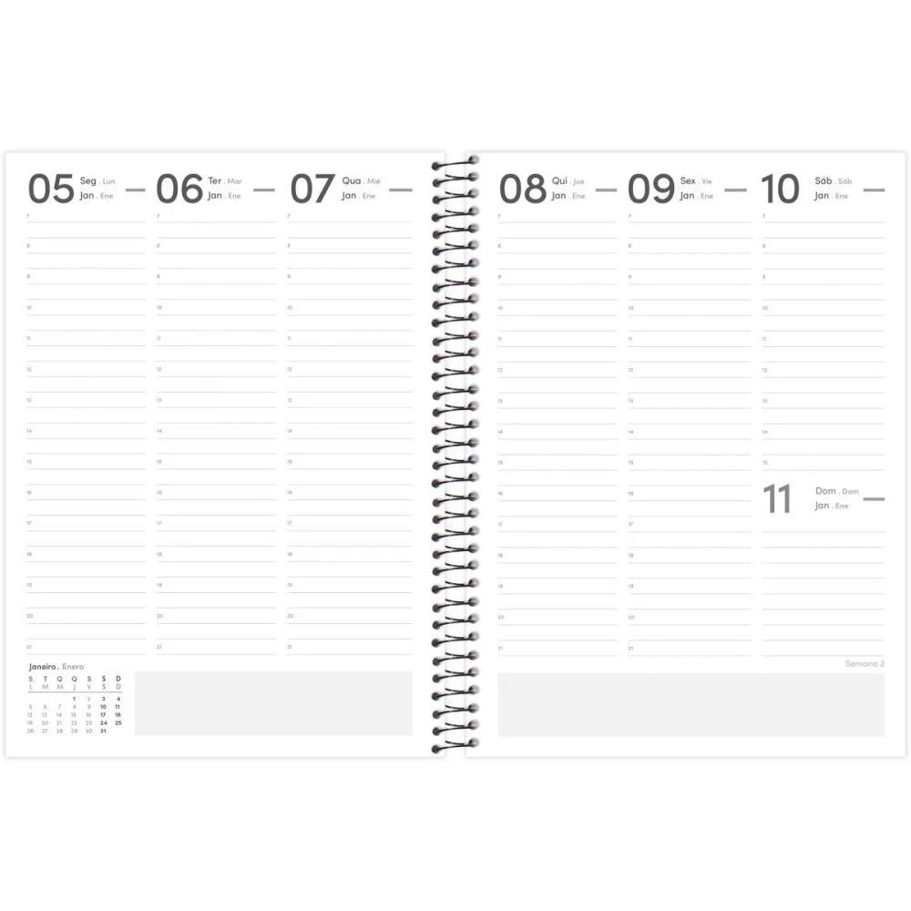 Agenda 2026 Office Class 104F. 200X275Mm Foroni (Pct.c/03) - imagem 7