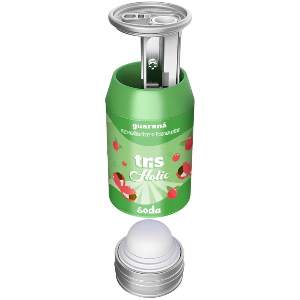 Apontador Com Deposito Decor. Tris Soda C/Borracha 4 Modelos Summit (Dp.c/16) - imagem 3