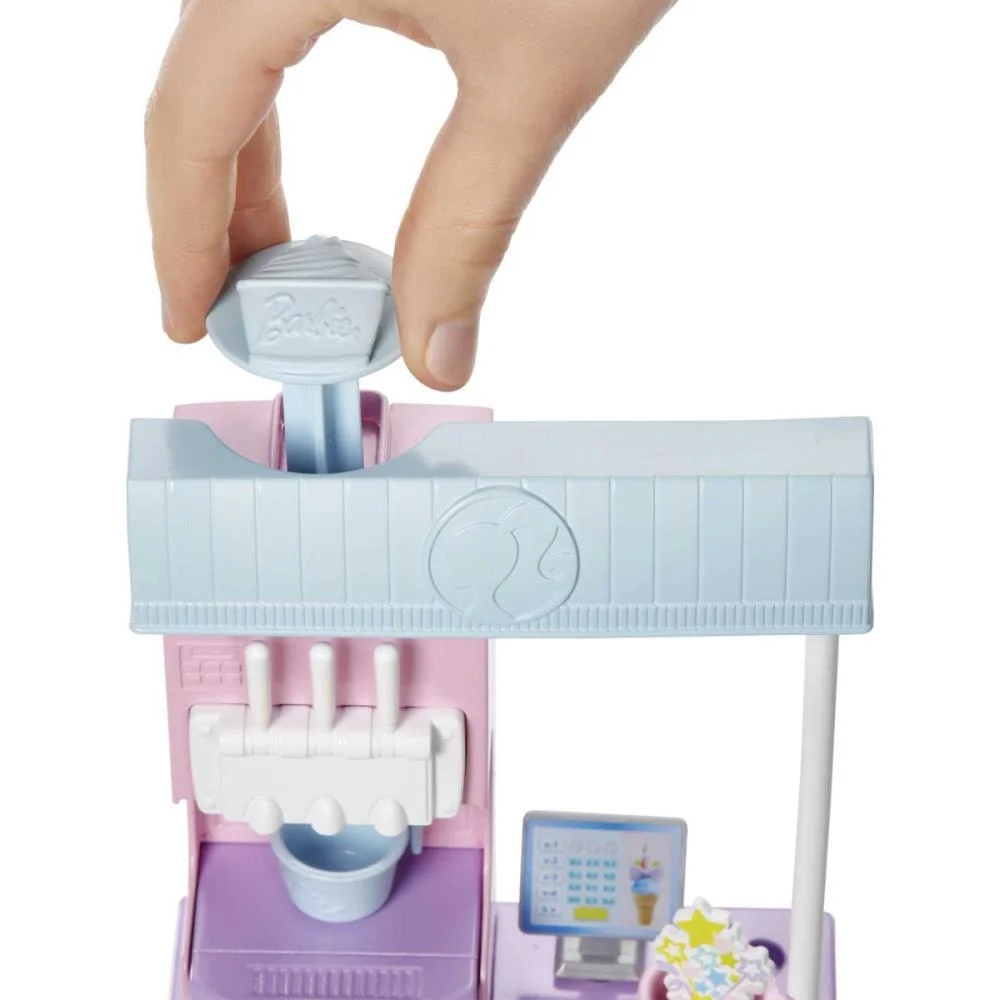 Barbie Profissoes Conjunto Quiosque De Sorvete Mattel (Unidade) - imagem 4