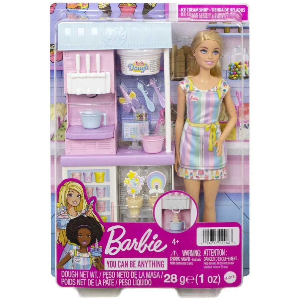 Barbie Profissoes Conjunto Quiosque De Sorvete Mattel (Unidade) - imagem 8