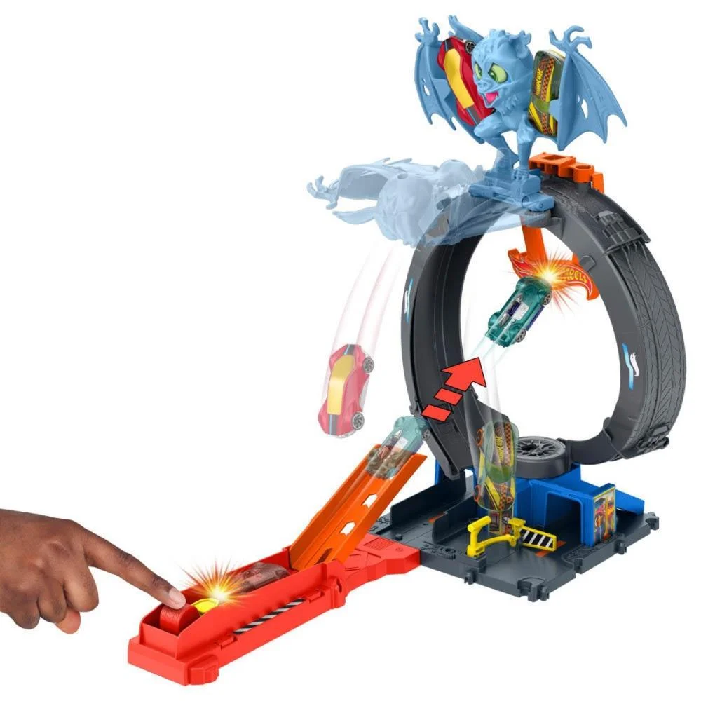 Hot Wheels Pista City Ataque Do Morcego Mattel (Unidade) - imagem 5