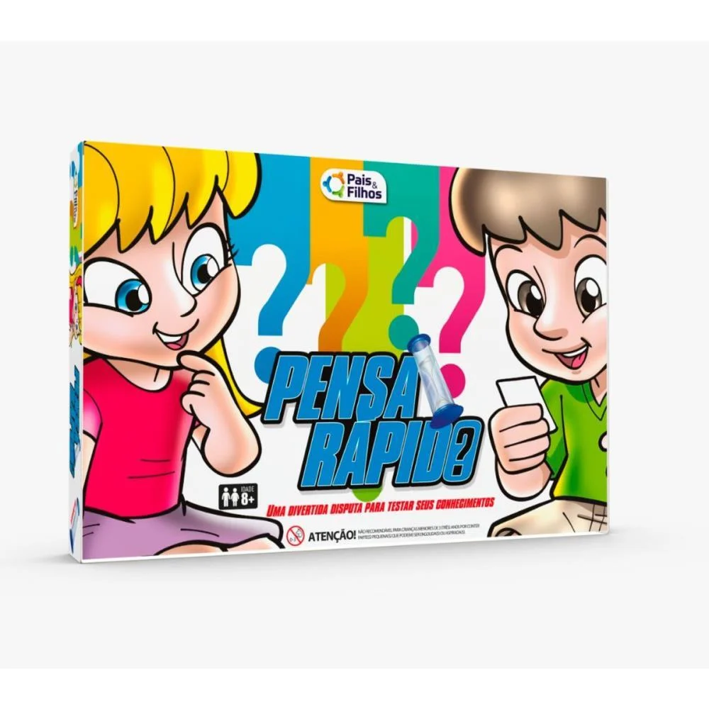 Jogo De Cartas Pensa Rapido Pais E Filhos (Unidade) - imagem 2