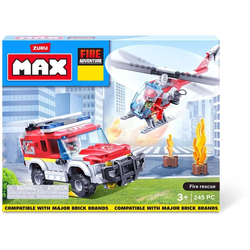 Brinquedo Para Montar Max Fire Adventure 265Pcs Candide (Unidade) - imagem 4