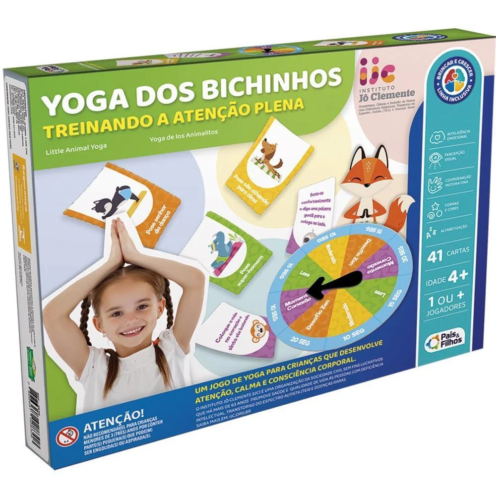 Jogo Educativo Yoga Dos Bichinhos Pais E Filhos (Unidade) - imagem 2