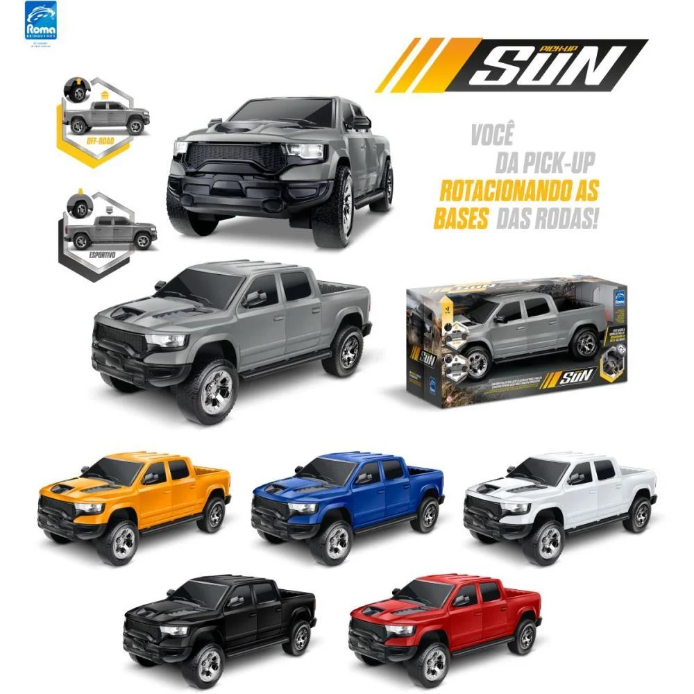 Carrinho Pick-Up Sun (S) Roma (Unidade) - imagem 3
