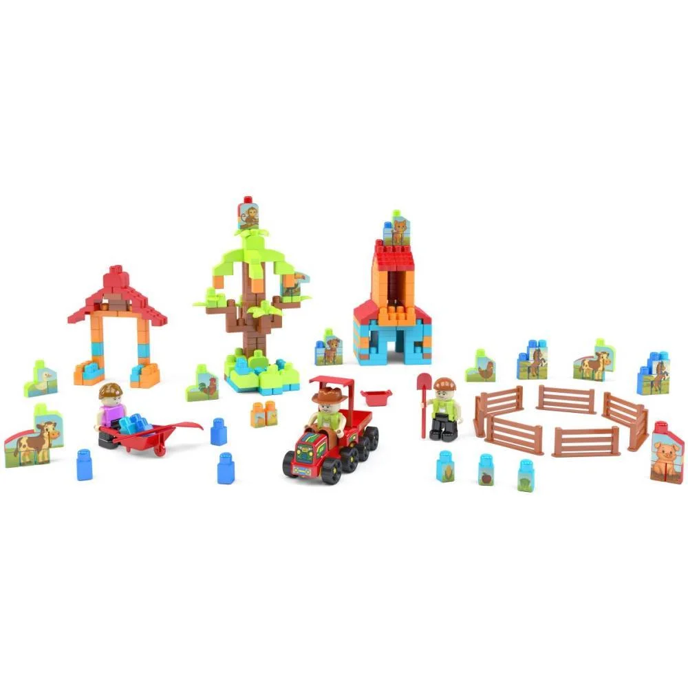 Brinquedo Para Montar Fazendinha Click 370Pcs Dismat (Unidade) - imagem 3