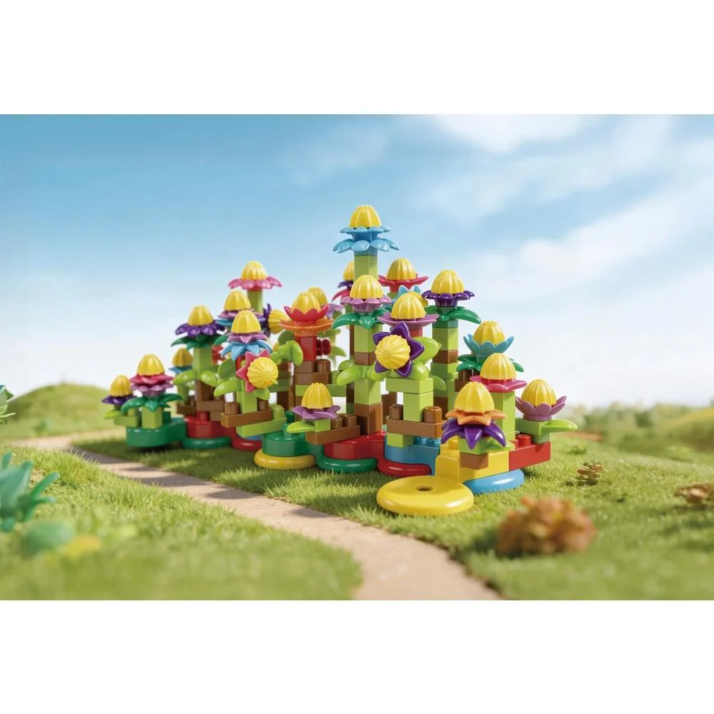 Brinquedo Para Montar Garden Jardim De Blocos 200Pcs Dismat (Unidade) - imagem 5