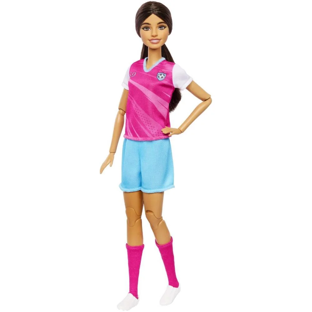 Barbie Profissoes Brooklyn Jogadora De Futebol Mattel (Unidade) - imagem 2