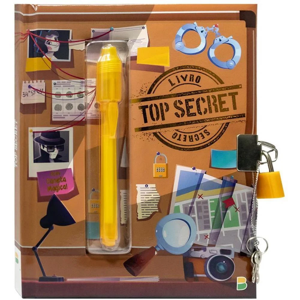 Diario Top Secret C/Cadeado Gr Todolivro (Unidade) - imagem 2