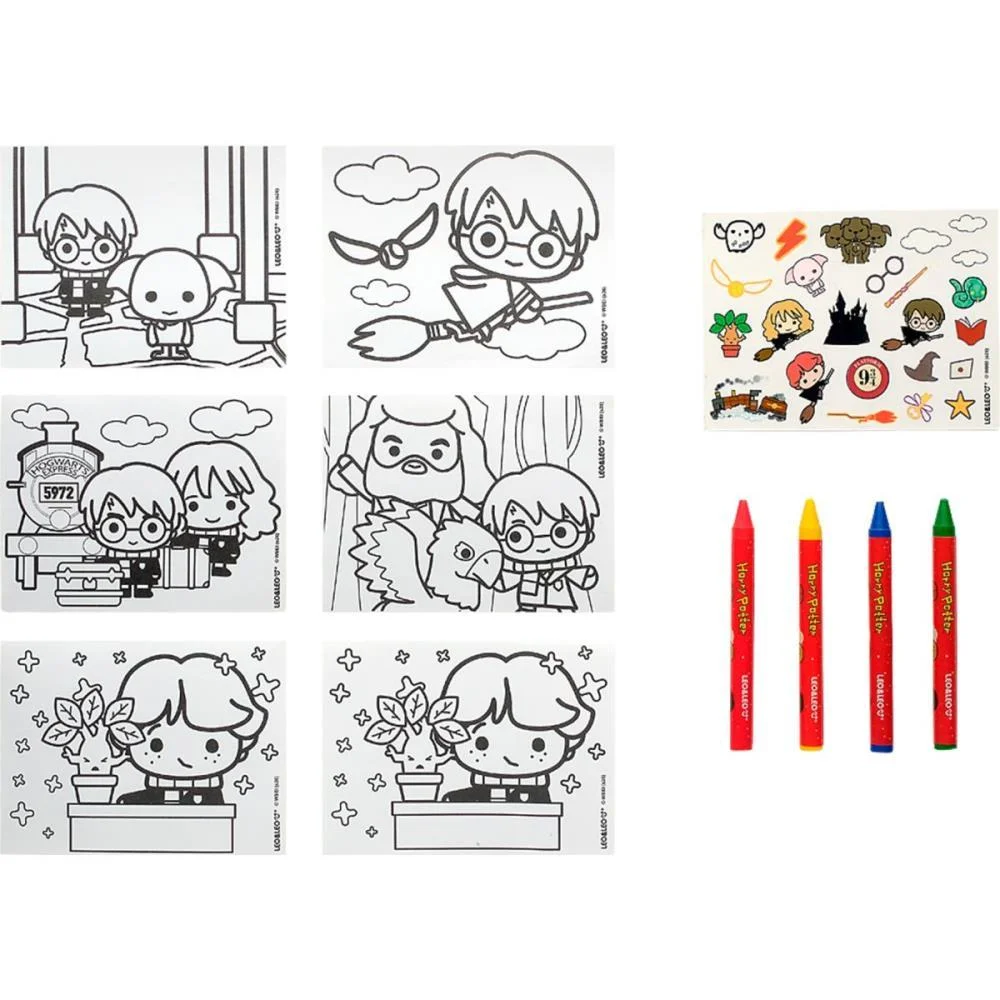 Brinquedo Para Colorir Harry Potter Kit Atividades Su Leonora (Dp.c/08) - imagem 4