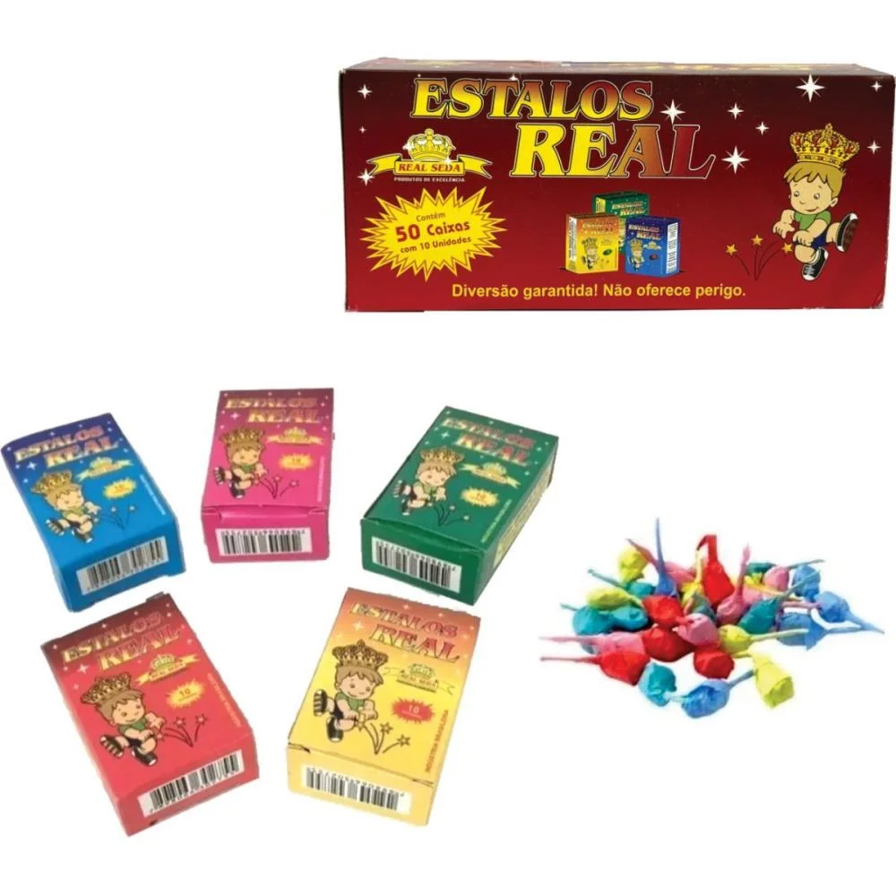 Artigo Para Festa Estalinho De Salao C/10Unid. Real Seda (Dp.c/50) - imagem 2