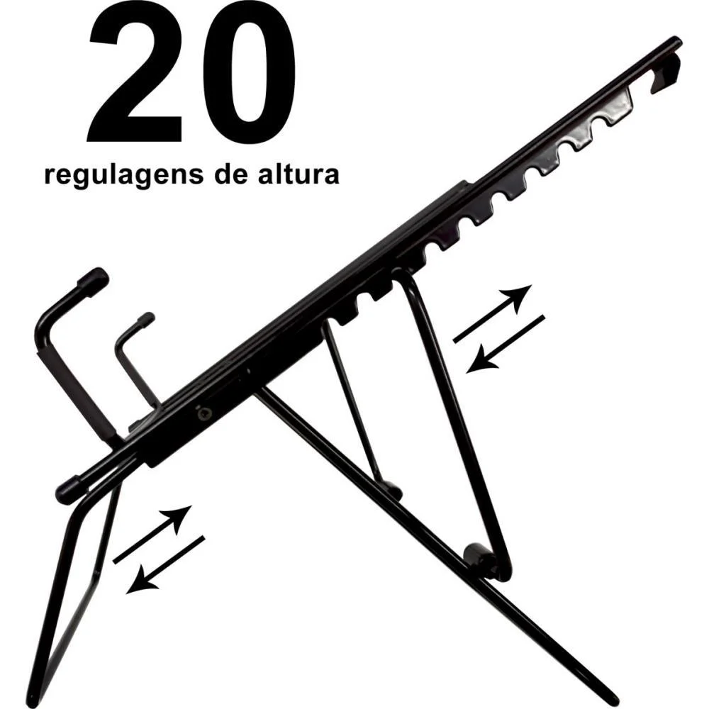 Suporte Para Notebook Multi Level Preto Sn-1263 Merki (Unidade) - imagem 4