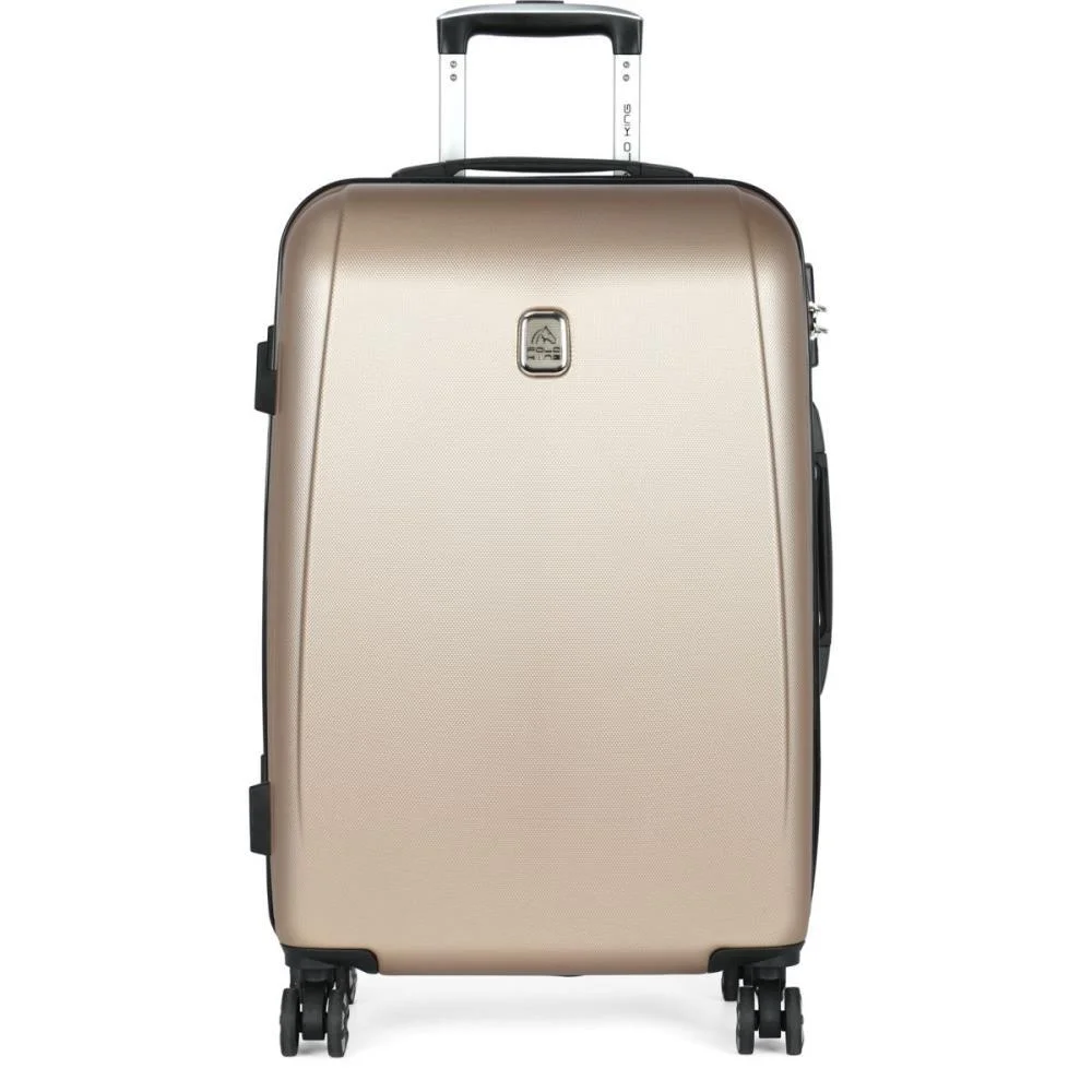 Mala De Viagem Bordo Abs 360 Geneva Champanhe Luxcel (Unidade) - imagem 2