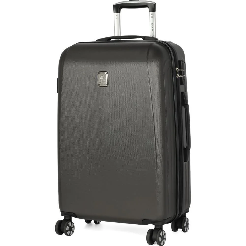 Mala De Viagem Bordo Abs 360 Geneva Grafite Luxcel (Unidade) - imagem 5