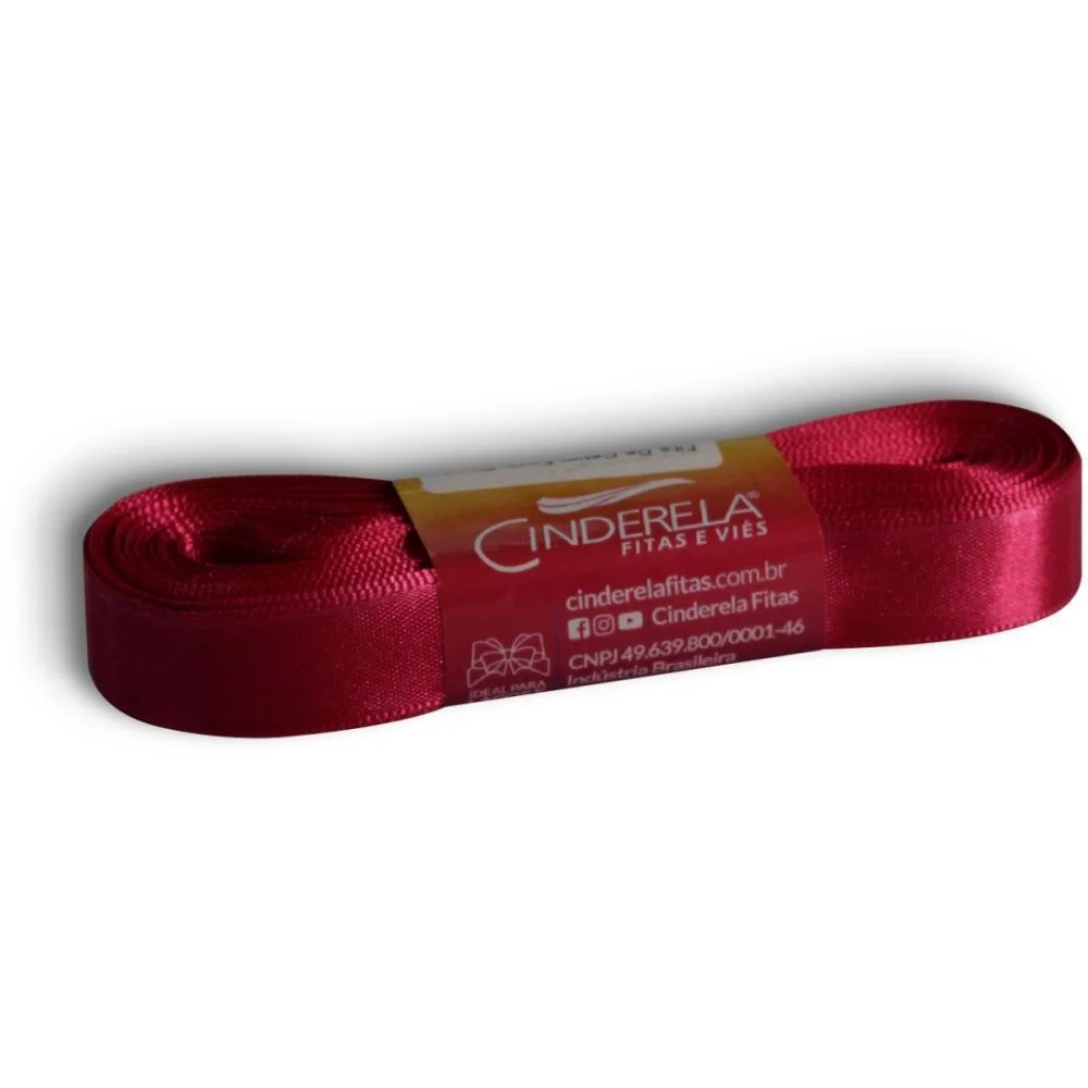 Fita De Cetim 15Mm 10M. Pink Cinderela (Unidade) - imagem 3