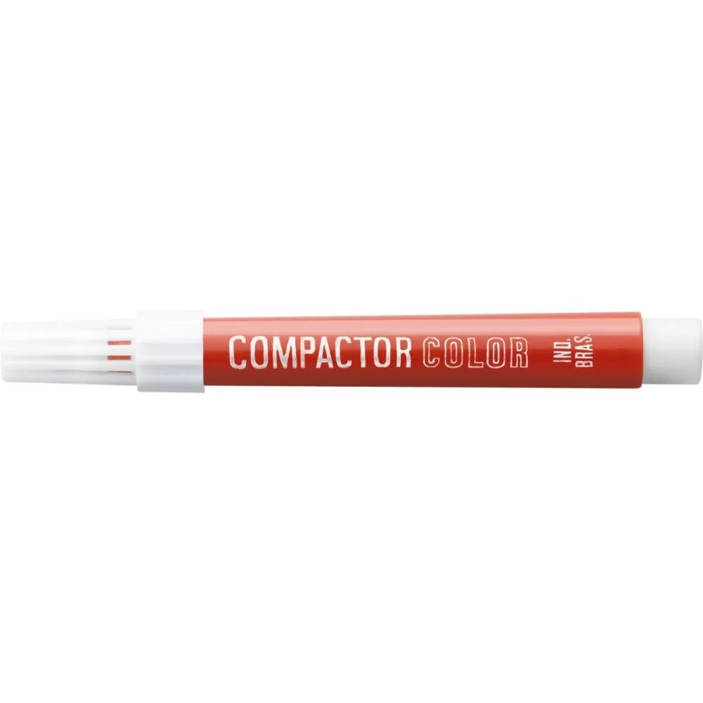 Caneta Hidrografica Jumbo Compactor Color Avulso Verm. Compactor (Cx.c/12) - imagem 5
