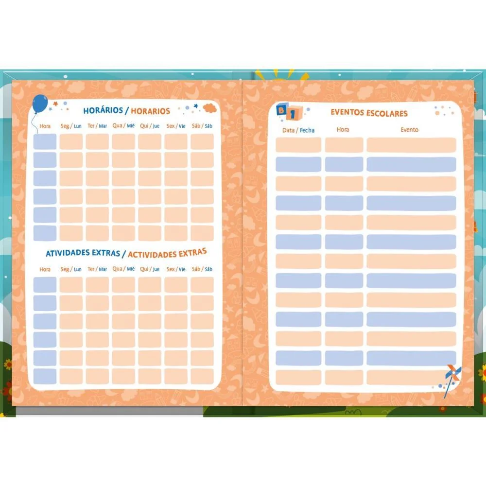 Agenda Permanente Escolar 96F.105X148Mm Foroni (Pct.c/05) - imagem 4