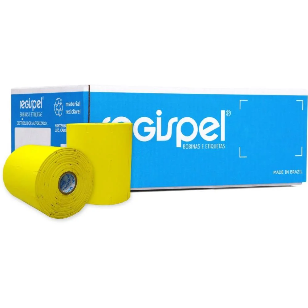 Etiqueta Para Marcacao Gondola 105X30Mm 3Gaps 45M Am Regispel (Rolo) - imagem 4