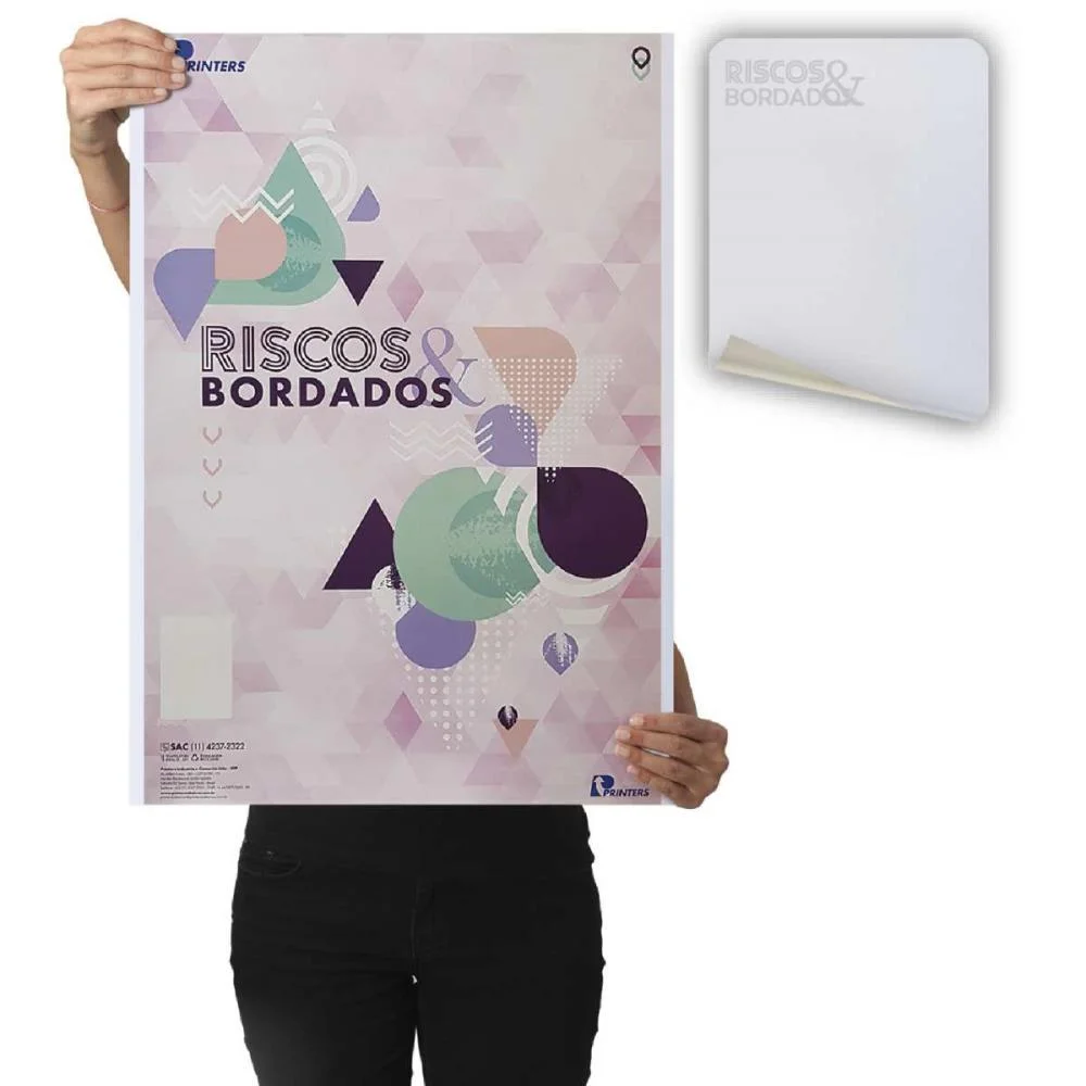 Papel Carbono Para Costura Riscos E Bordados Branco Printers (Cx.c/100) - imagem 3