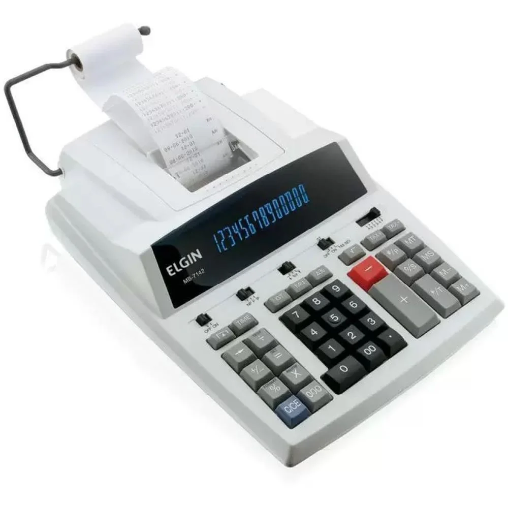 Calculadora De Impressao 14 Dig. Mb7142 Rel/Calen/Bivol Elgin (Unidade) - imagem 2