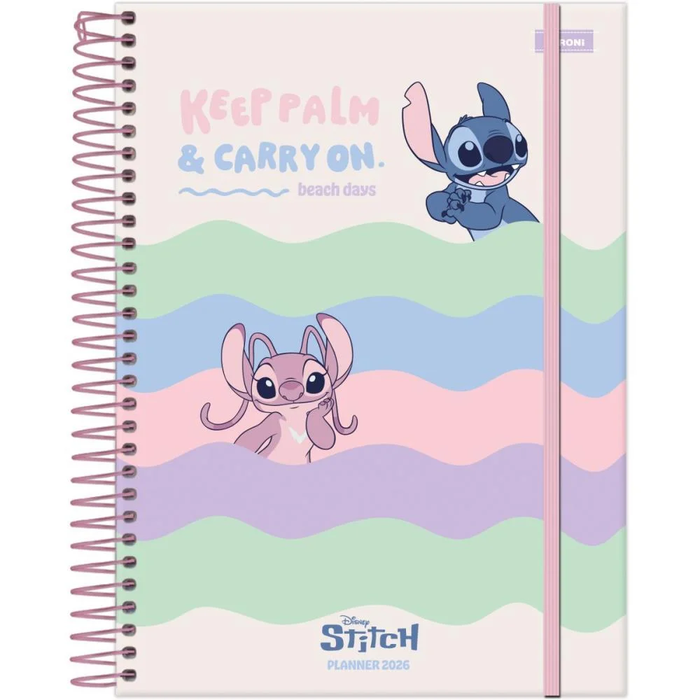 Agenda/Planner 2026 Stitch 80F.177X240Mm Foroni (Pct.c/03) - imagem 2