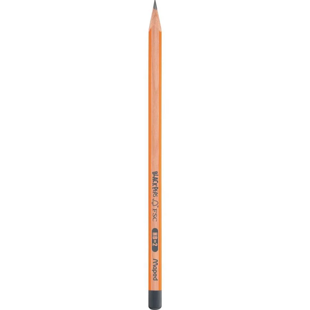 Lapis Preto Triangular Black Peps Hb Maped (Cx.c/100) - imagem 4