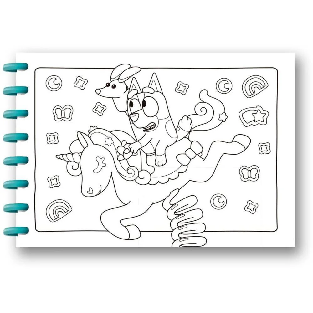 Livro Infantil Colorir Cute E Comfy Bluey Online Editora (Unidade) - imagem 4