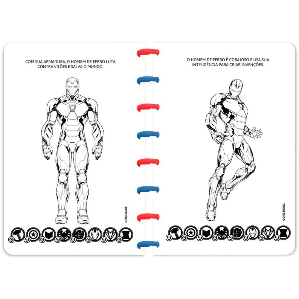 Livro Infantil Colorir Ler E Colorir Disco Homem Aran Culturama (Unidade) - imagem 3