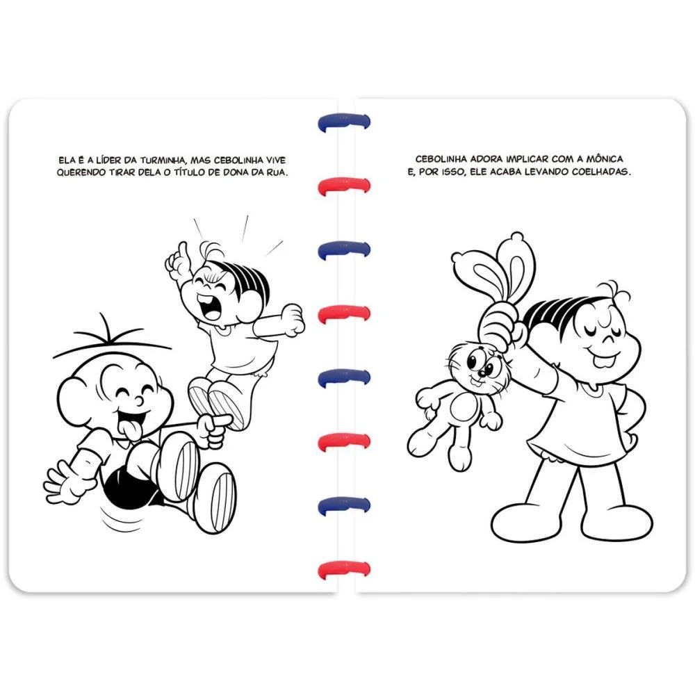 Livro Infantil Colorir Ler E Colorir Disco T.monica Culturama (Unidade) - imagem 3