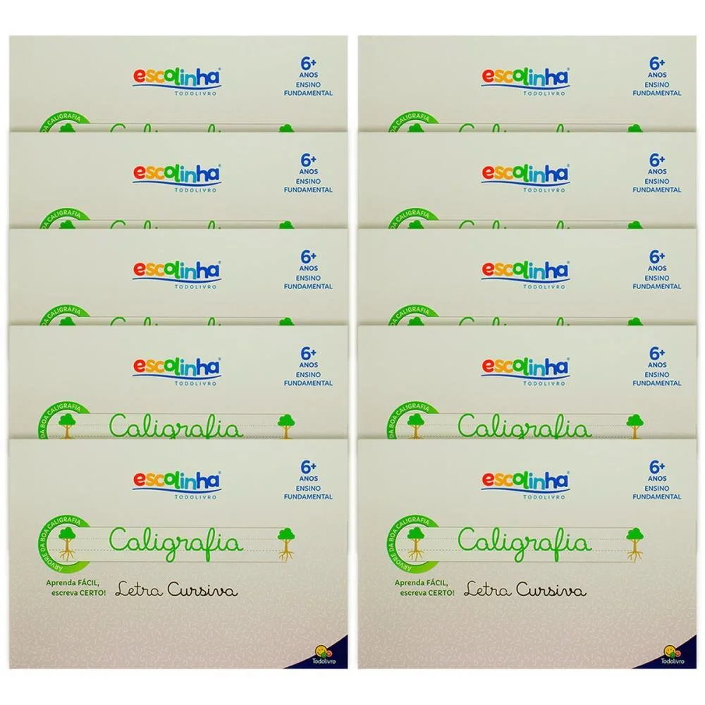 Livro Caligrafia Escolinha Sistema Uv Cursiv 32 Todolivro (Pct.c/05) - imagem 2