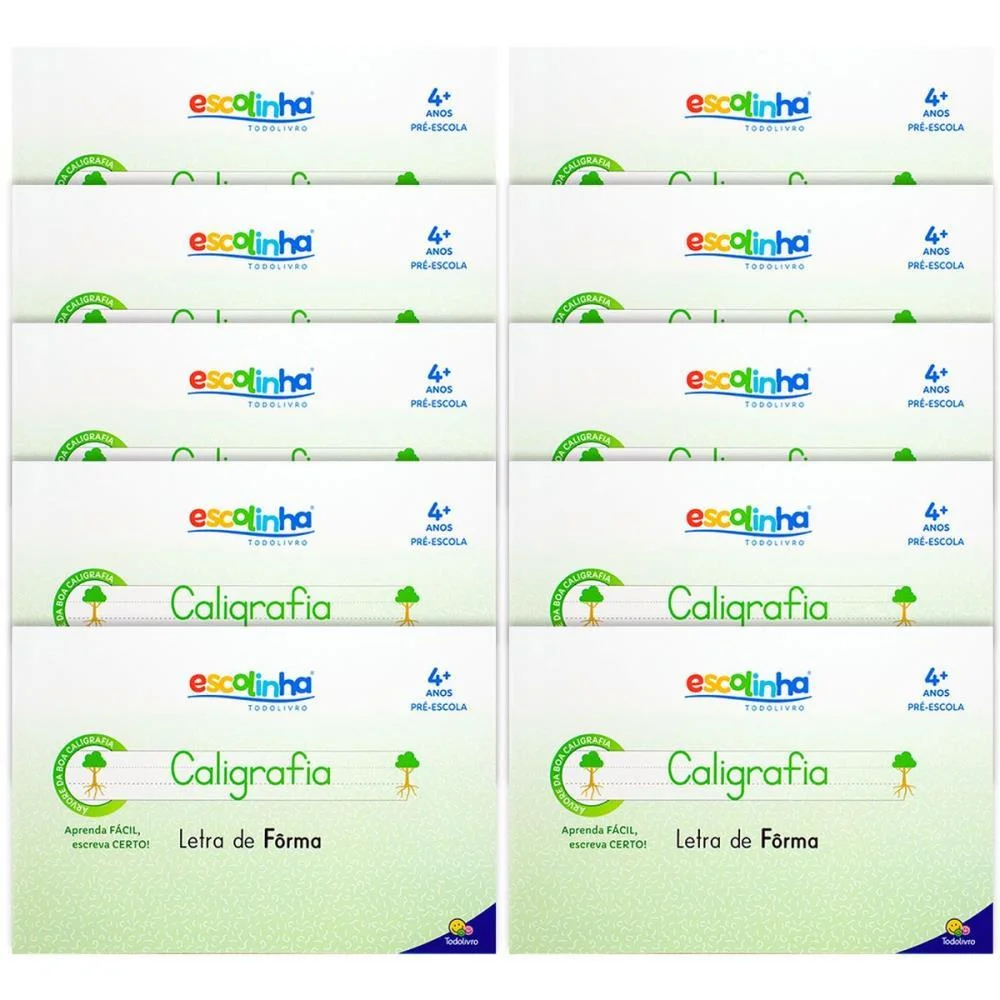 Livro Caligrafia Escolinha Sistema Uv Forma 32P Todolivro (Pct.c/05) - imagem 2