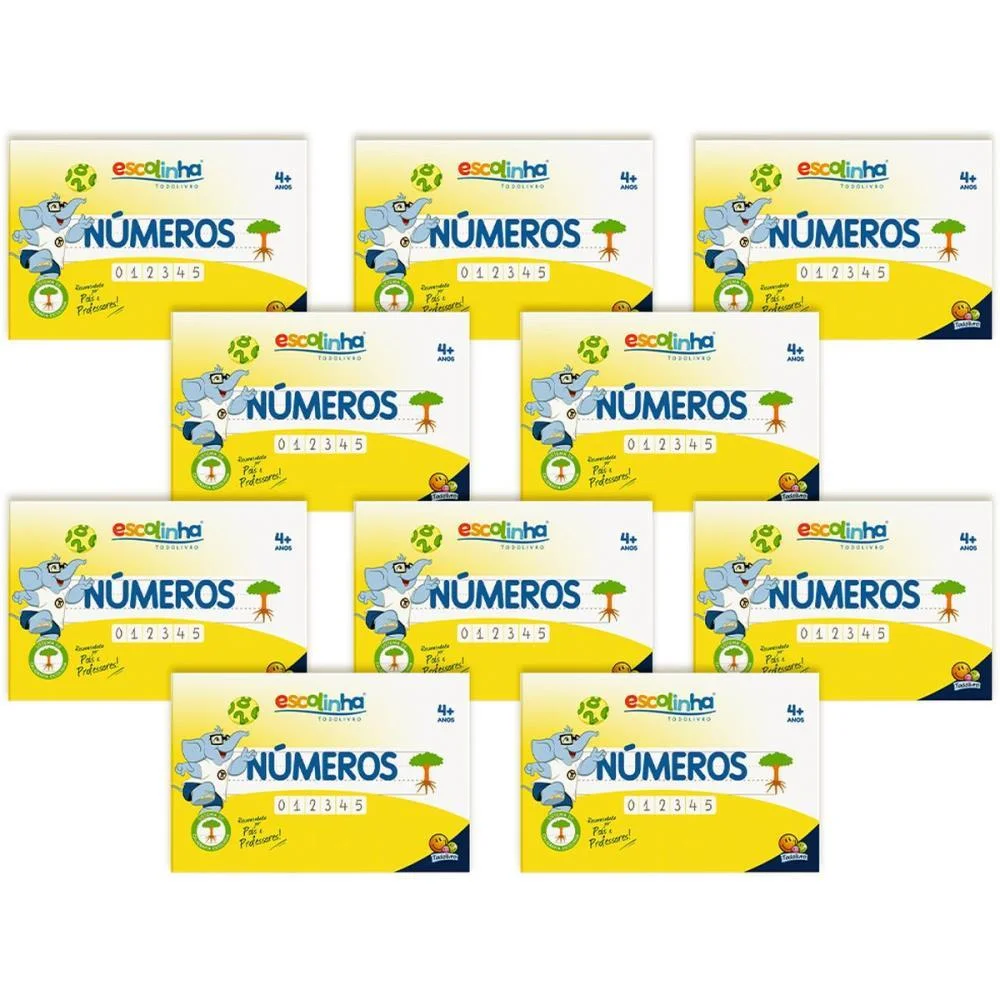 Livro Caligrafia Escolinha Sistema Uv Numeros 3 Todolivro (Pct.c/05) - imagem 4