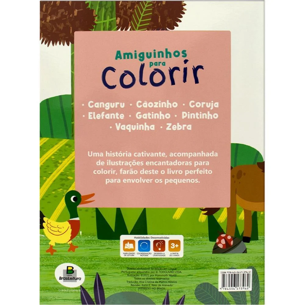 Livro Infantil Colorir Amiguinhos P/Colorir Cao 10P Todolivro (Pct.c/05) - imagem 3
