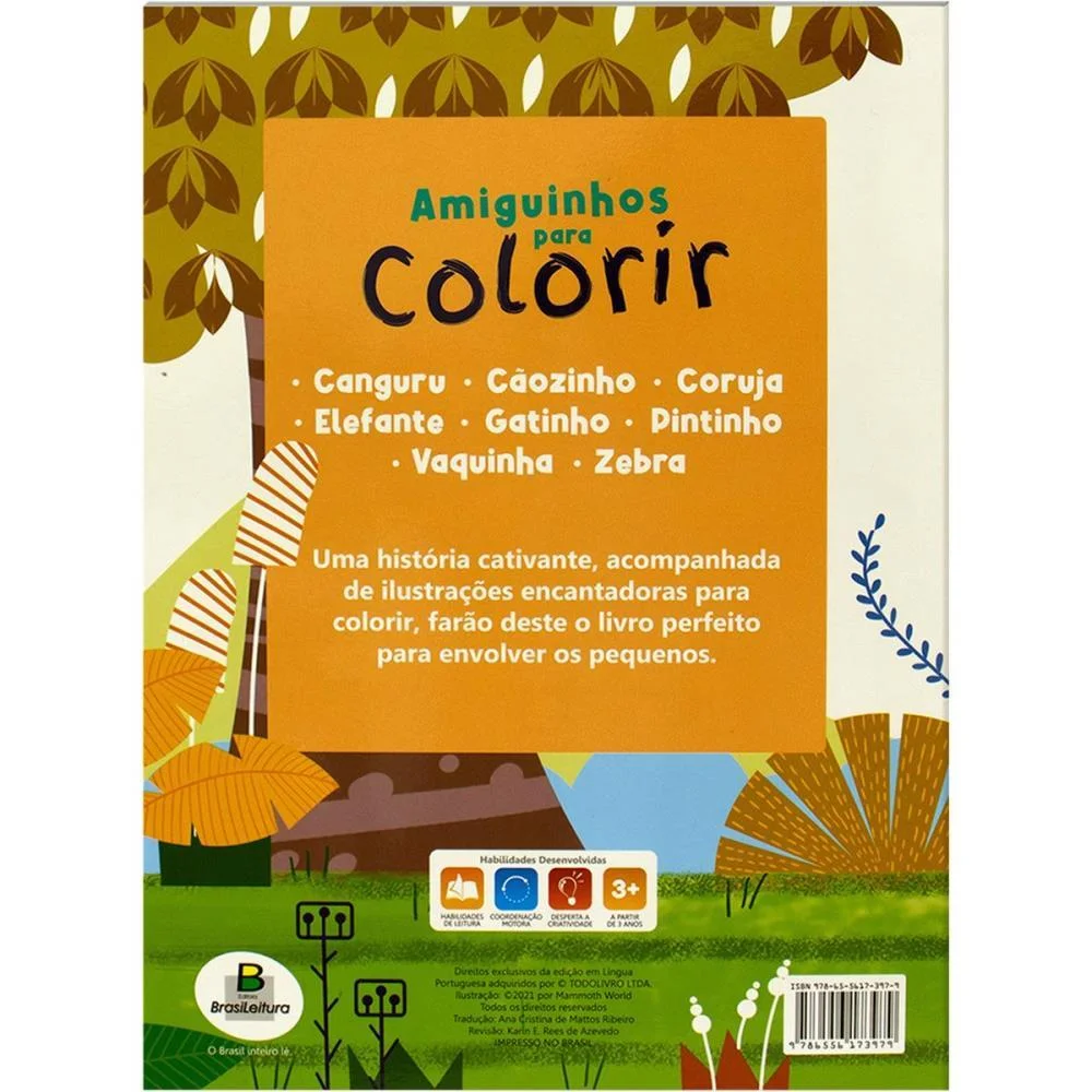 Livro Infantil Colorir Amiguinhos P/Colo.gatinho 10Pg Todolivro (Pct.c/05) - imagem 3