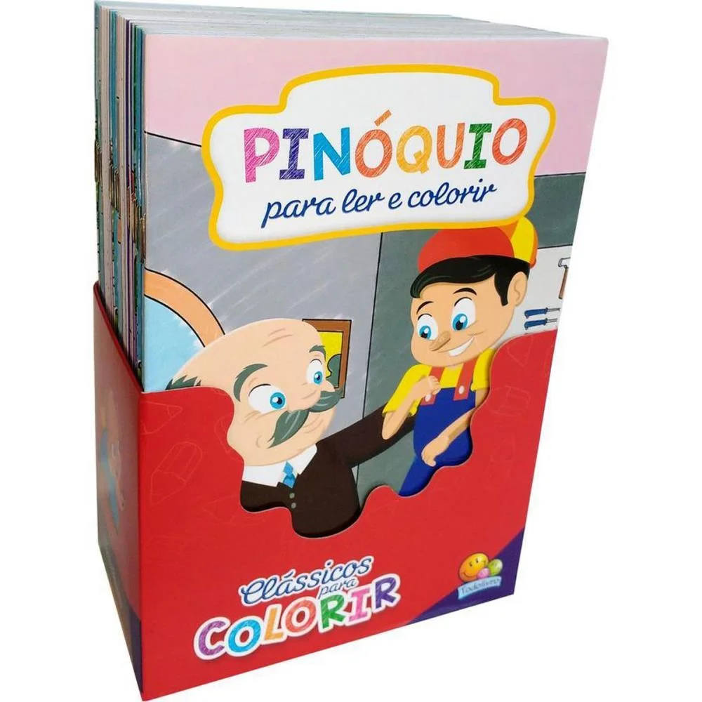 Livro Infantil Colorir Classicos P/Colorir 8Titulos Todolivro (Dp.c/40) - imagem 3
