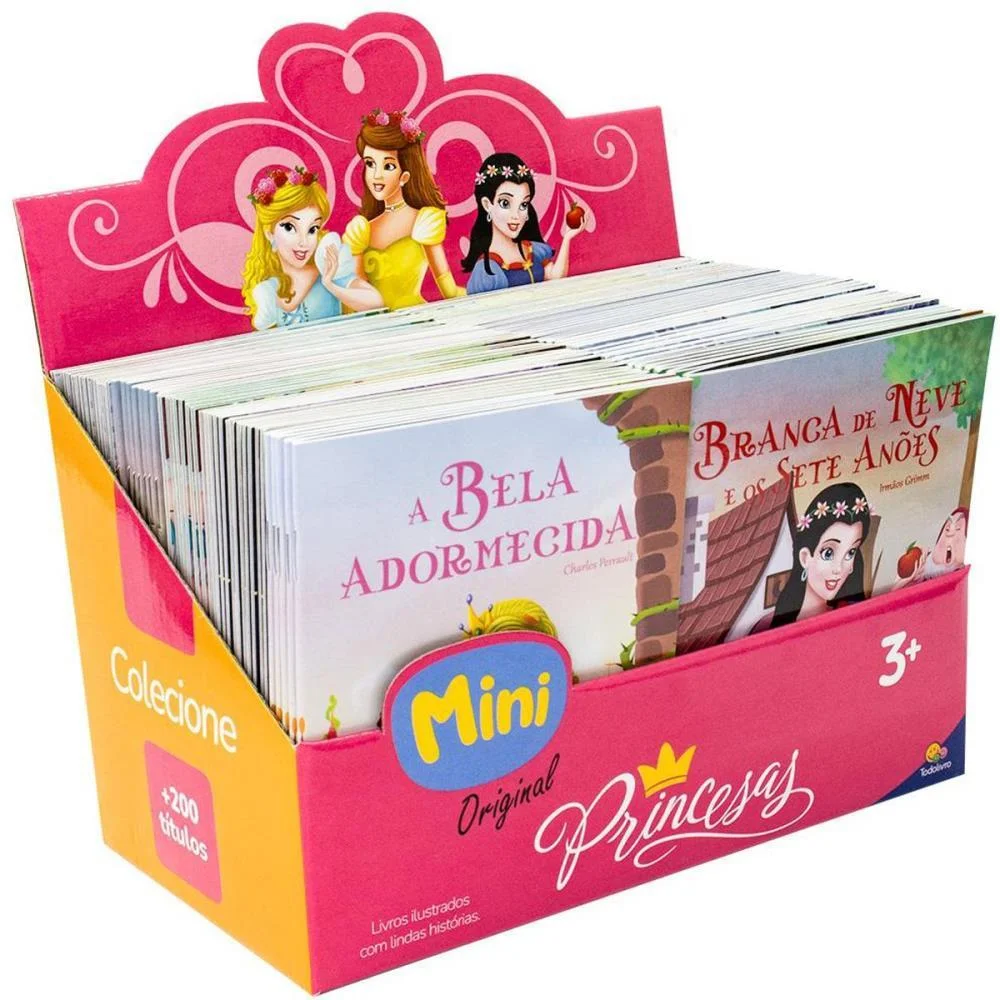 Livro Infantil Ilustrado Miniprincesas 8 Titulos Todolivro (Dp.c/100) - imagem 2