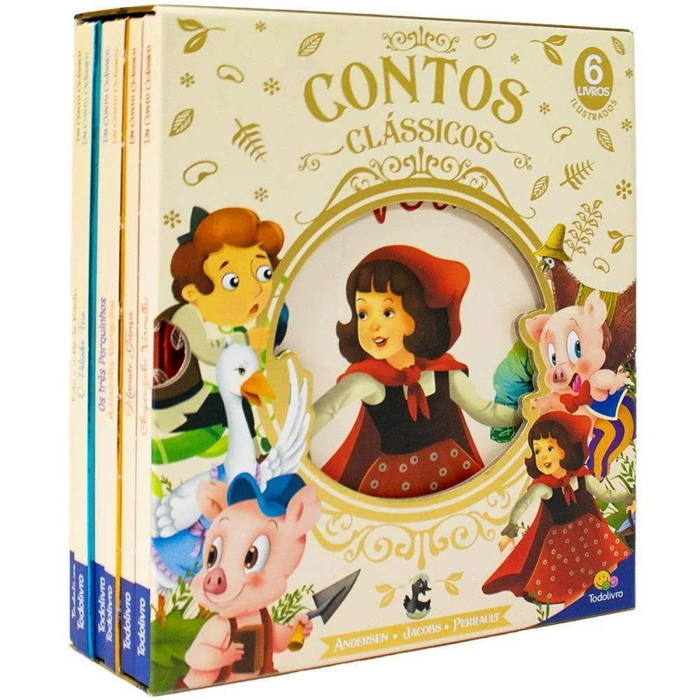 Livro Infantil Ilustrado Box Contos Classico Cd. 6Tit Todolivro (Unidade) - imagem 2