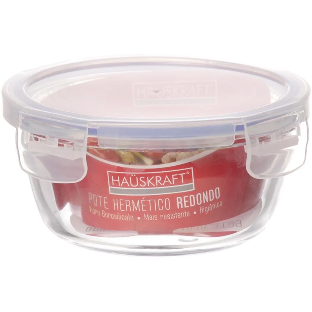 Pote De Vidro Hermetico Redondo 370Ml Western (Unidade) - imagem 5