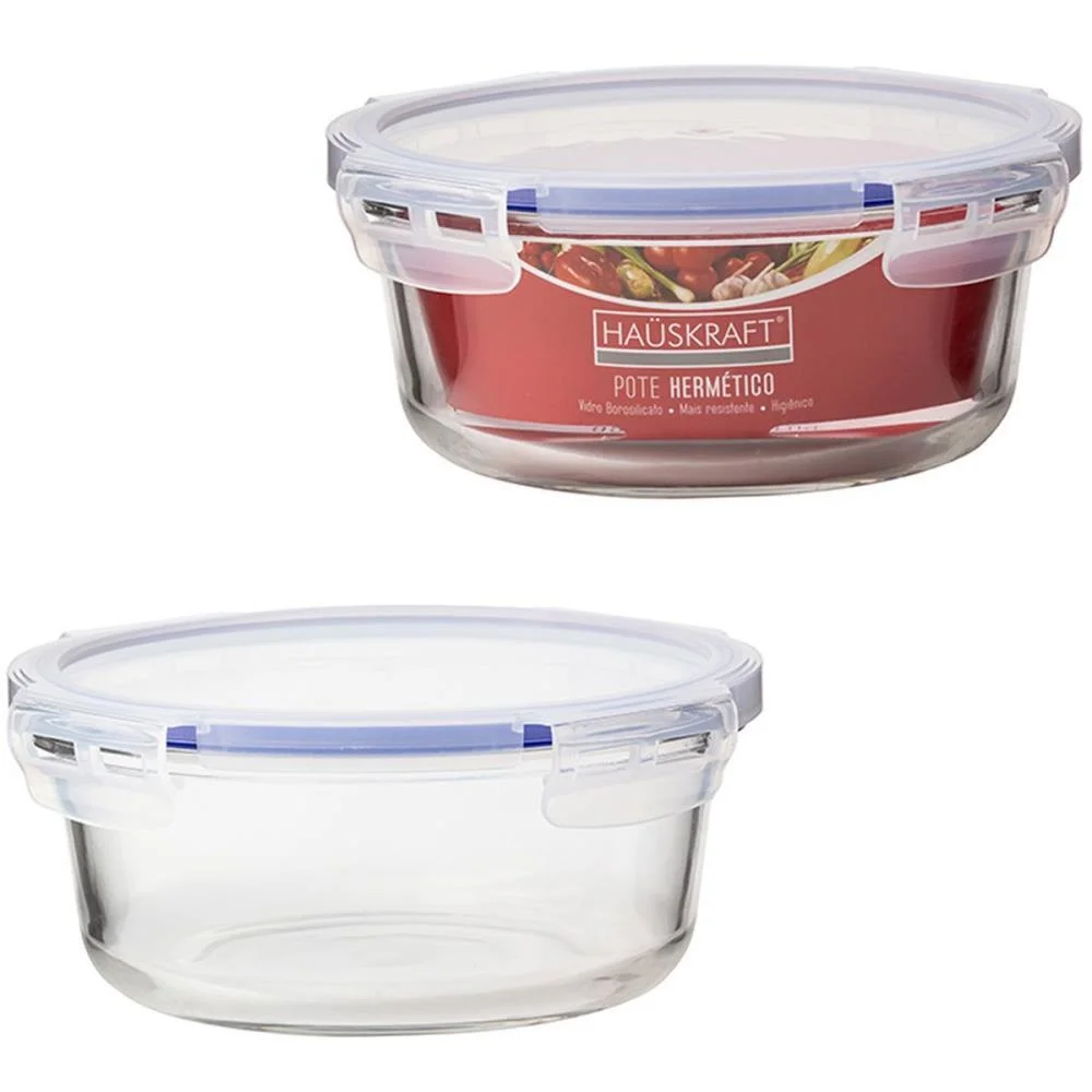 Pote De Vidro Hermetico Redondo 580Ml Western (Unidade) - imagem 3