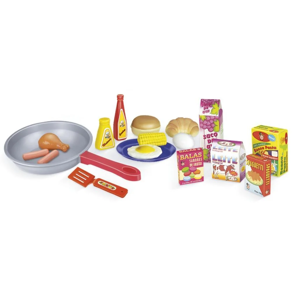 Brincando De Casinha Frigideira Gourmet C/Acessorio Pica Pau (Unidade) - imagem 2