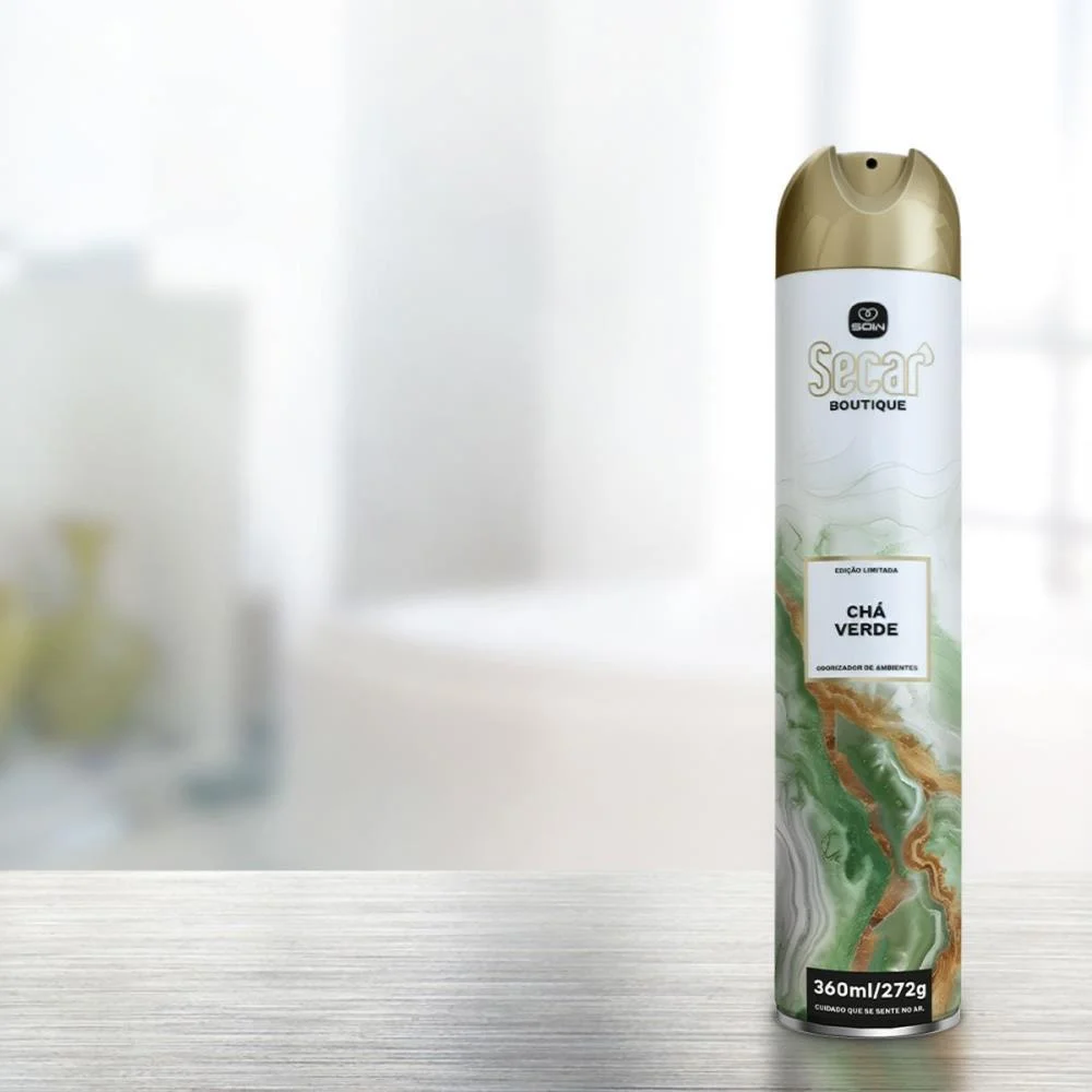 Odorizador De Ambiente Secar Boutique Cha Verde 360Ml Soin (Unidade) - imagem 4
