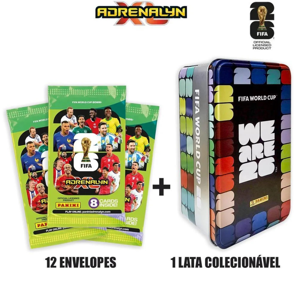 Copa Do Mundo Lata Fifa+12Env Card Adrenalyn Panini (Unidade) - imagem 2