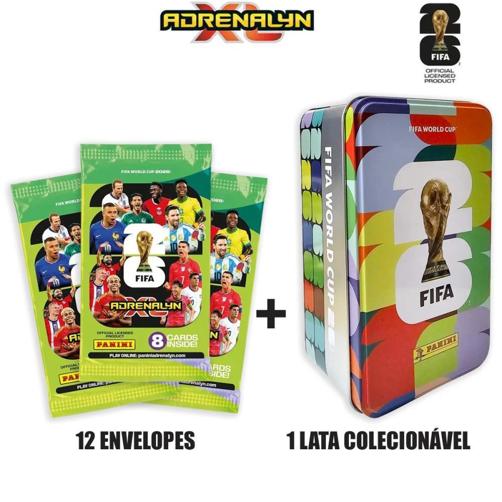 Copa Do Mundo Lata Fifa+12Env Card Adrenalyn Panini (Unidade) - imagem 4