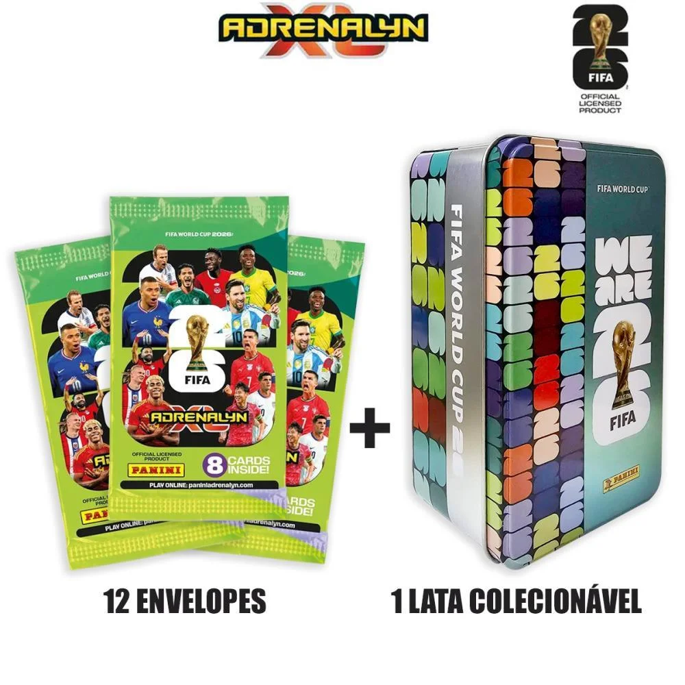 Copa Do Mundo Lata Fifa+12Env Card Adrenalyn Panini (Unidade) - imagem 6
