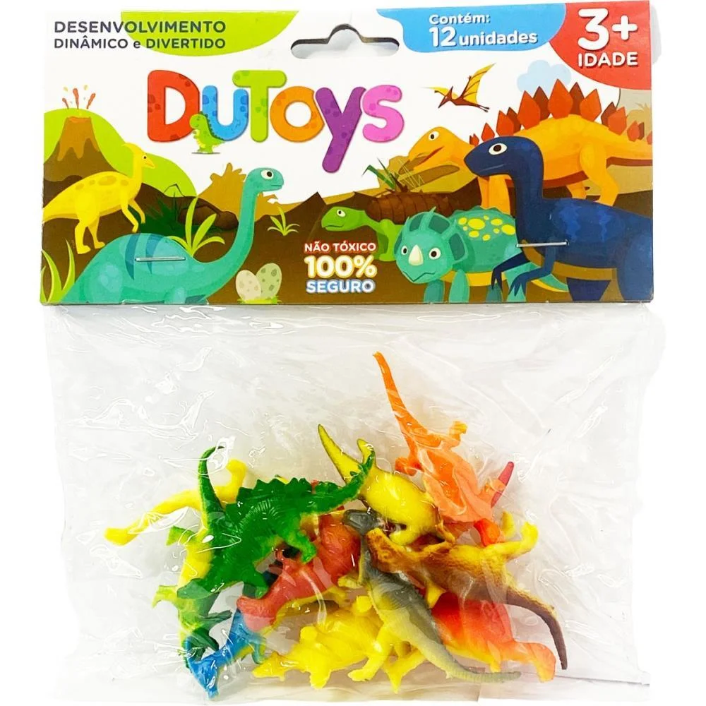 Miniatura Colecionavel Kit Dinossauros 12Pcs 15Cm (S) Toy Mix (Unidade) - imagem 4