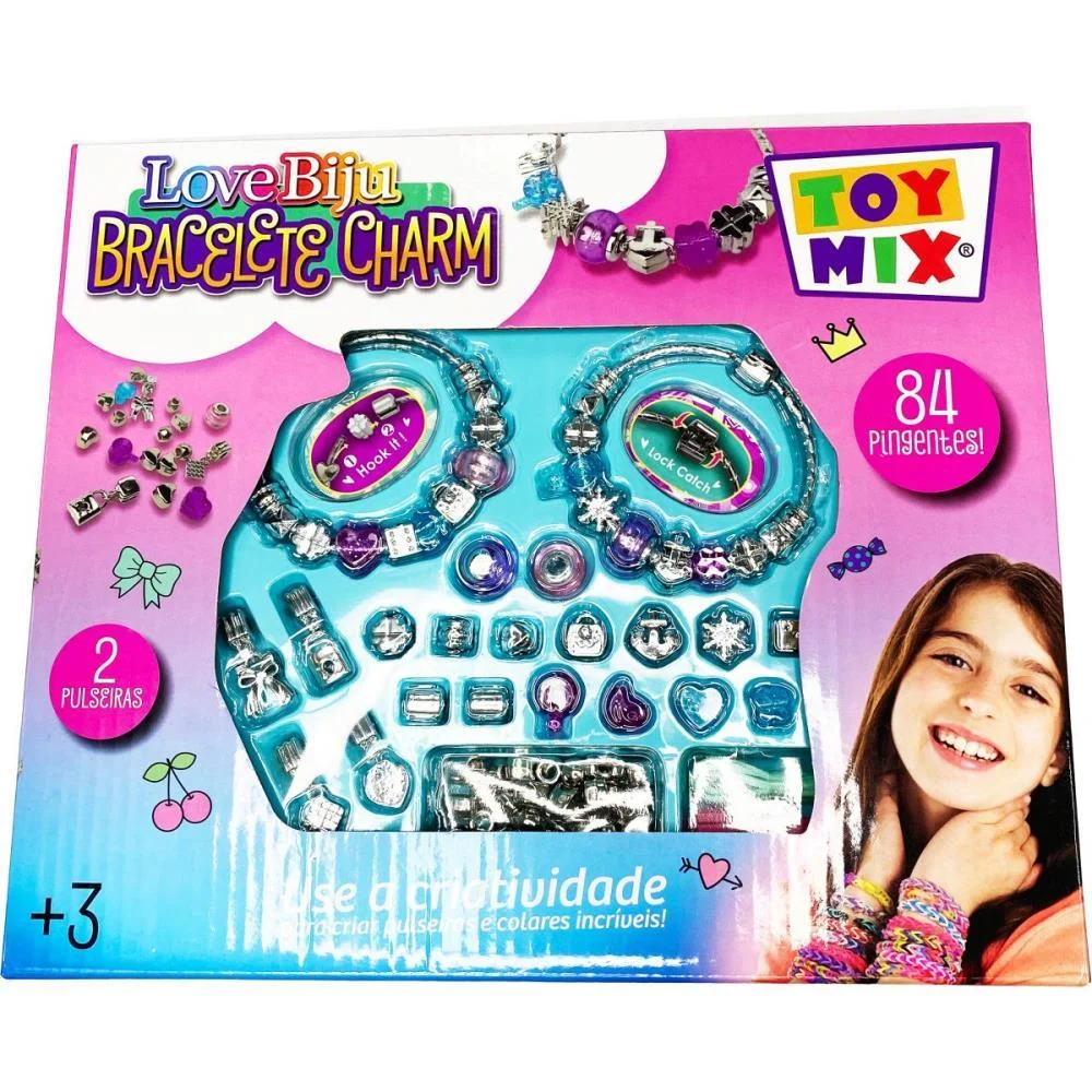 Bijuteria E Micanga Love Biju Bracelet Charm (S) Toy Mix (Unidade) - imagem 2