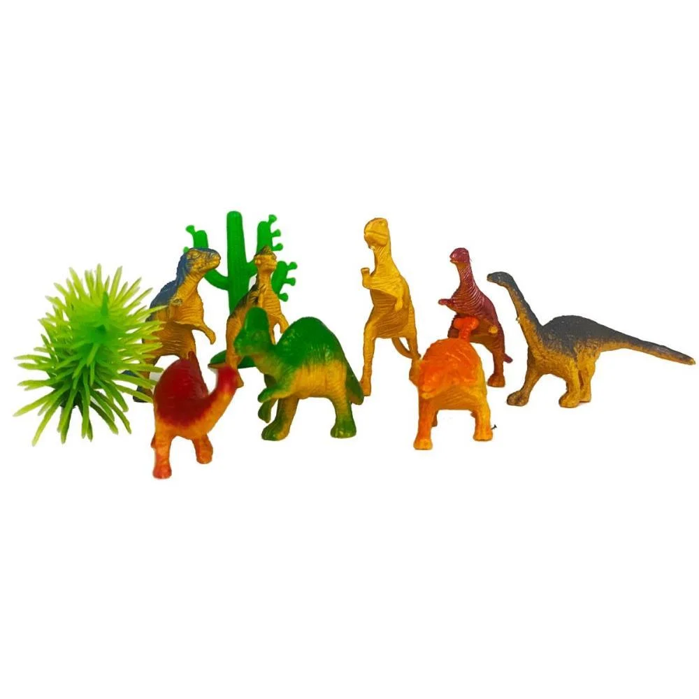 Miniatura Colecionavel Kit Dinossauro 10Pcs Rf607(S) Toy Mix (Unidade) - imagem 3