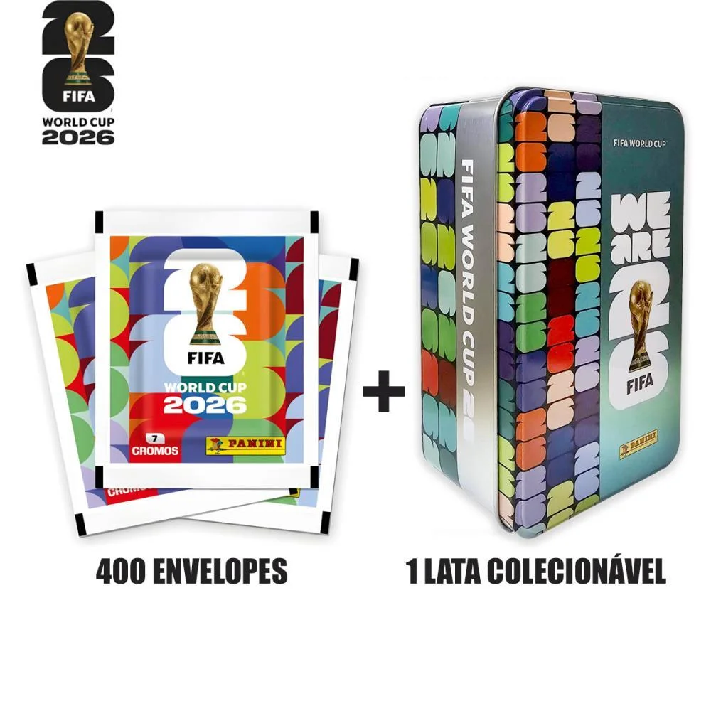 Copa Panini 2026 Figurinhas C/Lata Classic Grat Panini (Cx.c/400)