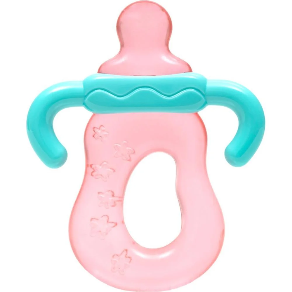 Mordedor Infantil Mamadeira C/Agua Rosa Buba (Unidade) - imagem 3