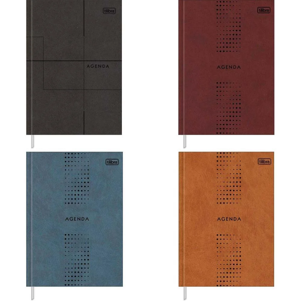 Agenda Permanente Pratika Cores Cost 192F145X205 Tilibra (Pct.c/05) - imagem 2